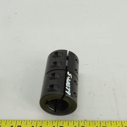 Ruland MCLC-24-24-F 24mm x 24mm Steel Rigid Coupling 45mm OD 75mm OAL Lot Of 2