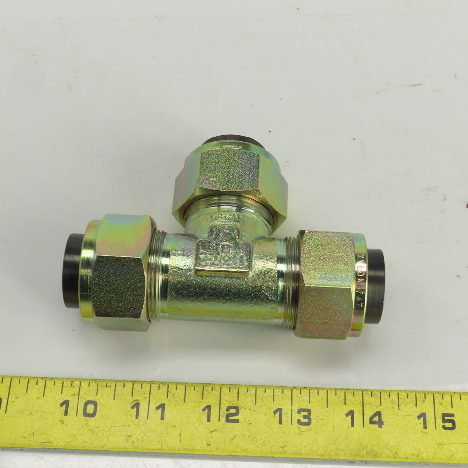 Tylok S-16-3TTT-16 1" Compression Fitting Tee Steel