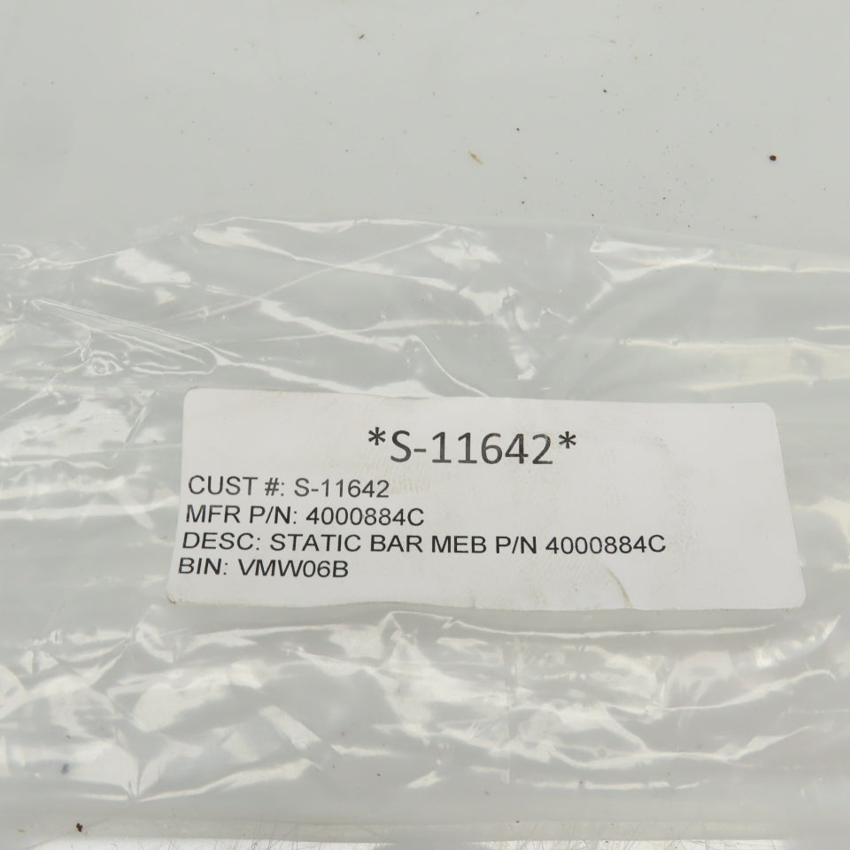 Simco 4000884 MEB Shockless Static Neutralizing Bar 7kV 5mA 11-3/4"