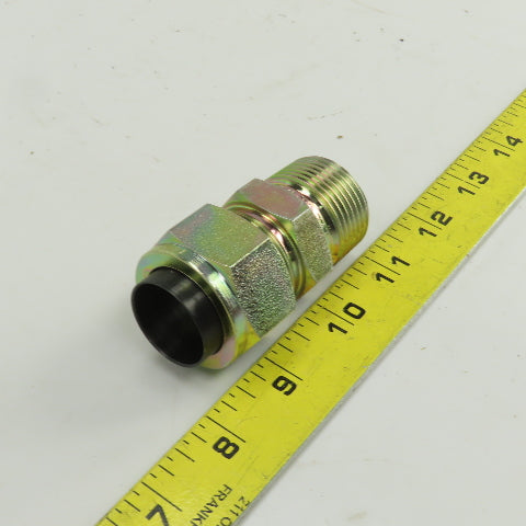 Tylok S-16-1MC-16 1" NPT x 1" Compression Male Connector Steel