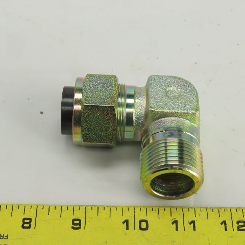 Tylok S-16-1ME-16 1" NPT x 1" Compression Male 90° Elbow Steel