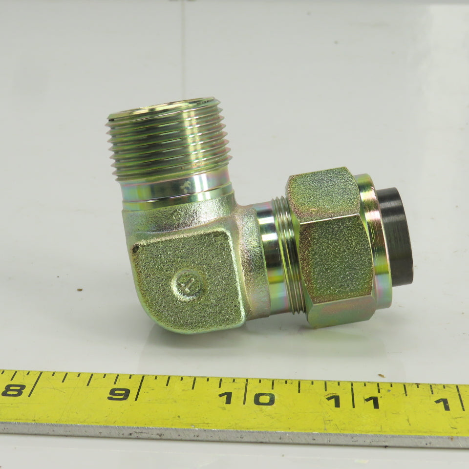 Tylok S-16-1ME-16 1" NPT x 1" Compression Male 90° Elbow Steel