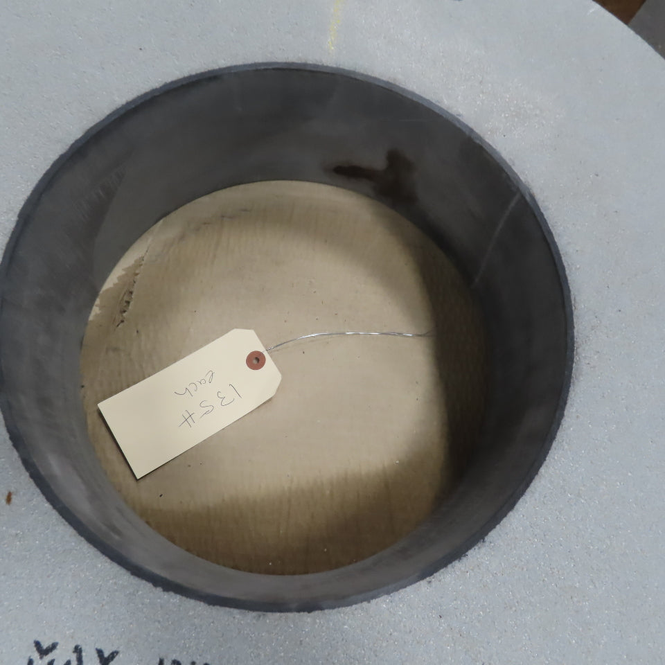 National HA100 L 14 V6W 24"x 5xae Centerless Grinding Wheel 1035RPM Lot of 2