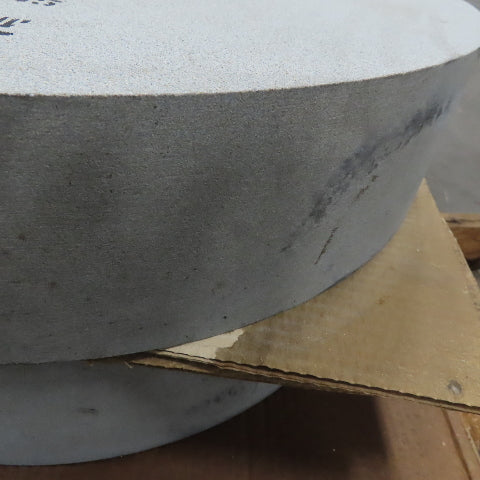 National HA100 L 14 V6W 24"x 5xae Centerless Grinding Wheel 1035RPM Lot of 2