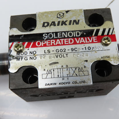 Daikin LS-G02-9CP-10-509 4/3 Position Hydraulic Solenoid Valve 24VDC