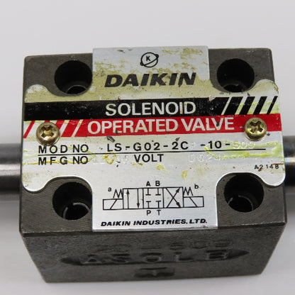 Daikin LS-G02-2CP-10-509 4/3 Position Hydraulic Directional Valve 24VDC