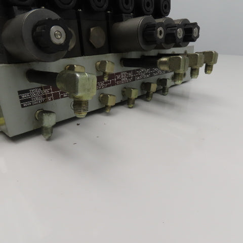 Nachi 	SL-G01-C6-GR-D2-11 2, 3 Position Hydraulic Solenoid Valve Bank Manifold