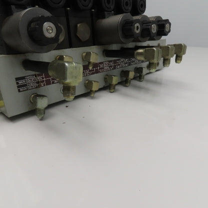 Nachi 	SL-G01-C6-GR-D2-11 2, 3 Position Hydraulic Solenoid Valve Bank Manifold