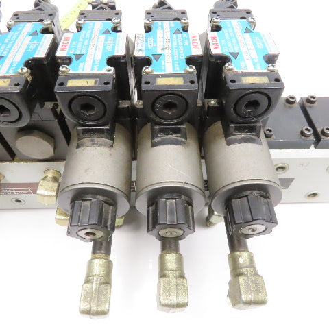 Nachi 	SL-G01-C6-GR-D2-11 2, 3 Position Hydraulic Solenoid Valve Bank Manifold