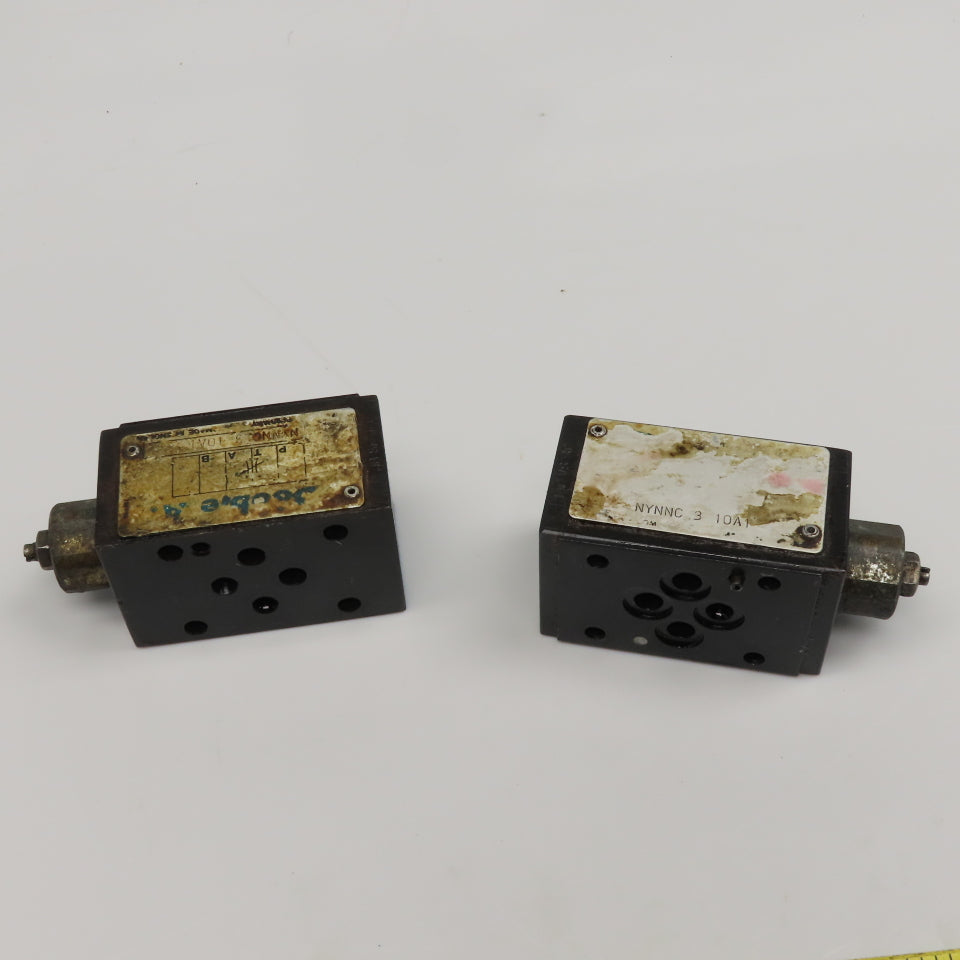 Double A NYNNC 3 10A1 Hydraulic Sandwich Valve Lot Of 2