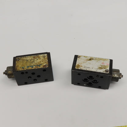 Double A NYNNC 3 10A1 Hydraulic Sandwich Valve Lot Of 2