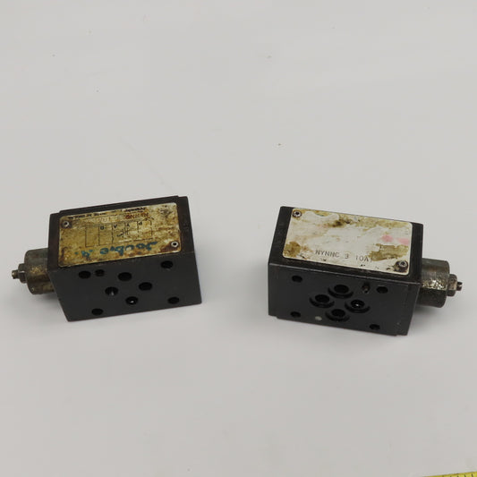 Double A NYNNC 3 10A1 Hydraulic Sandwich Valve Lot Of 2