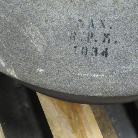 Cincinnati 97A601-L4-VFM 24" x 6" Centerless Grinding Wheel 12" Arbor 1034RPM