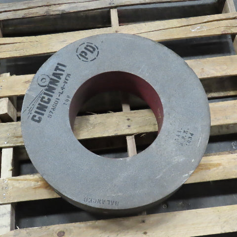 Cincinnati 97A601-L4-VFM 24" x 6" Centerless Grinding Wheel 12" Arbor 1034RPM