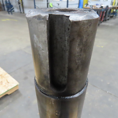 24-1/2" x 6" Flat Radial Paddle Wheel Impeller One Piece 2-1/2" Shaft