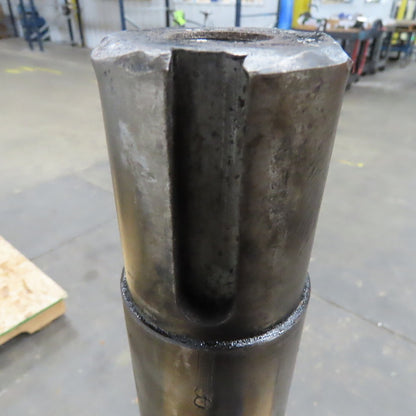 24-1/2" x 6" Flat Radial Paddle Wheel Impeller One Piece 2-1/2" Shaft