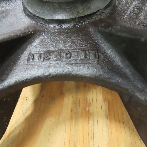 24-1/2" x 6" Flat Radial Paddle Wheel Impeller One Piece 2-1/2" Shaft