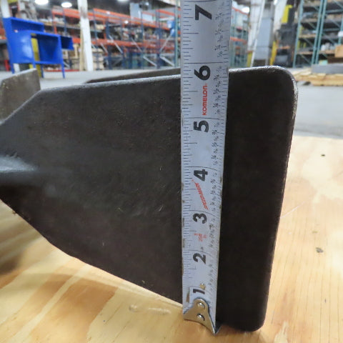 24-1/2" x 6" Flat Radial Paddle Wheel Impeller One Piece 2-1/2" Shaft