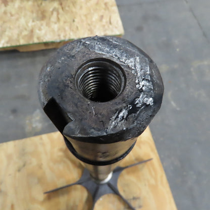 24-1/2" x 6" Flat Radial Paddle Wheel Impeller One Piece 2-1/2" Shaft