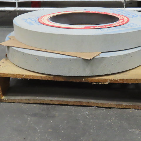 Mid-West 19A-802-J8-V71 24" x 2-3/8" Centerless Grinding Wheel 12" Arbor Lot/2