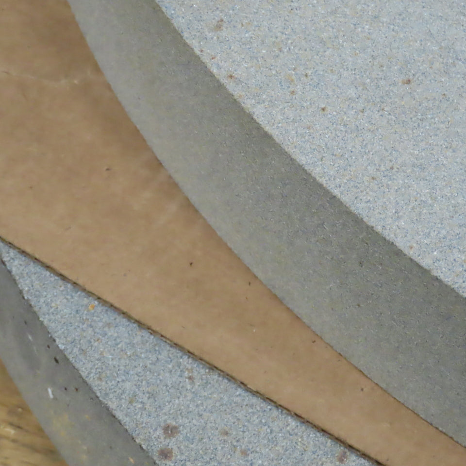 Mid-West 19A-802-J8-V71 24" x 2-3/8" Centerless Grinding Wheel 12" Arbor Lot/2