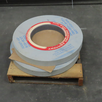 Mid-West 19A-802-J8-V71 24" x 2-3/8" Centerless Grinding Wheel 12" Arbor Lot/2