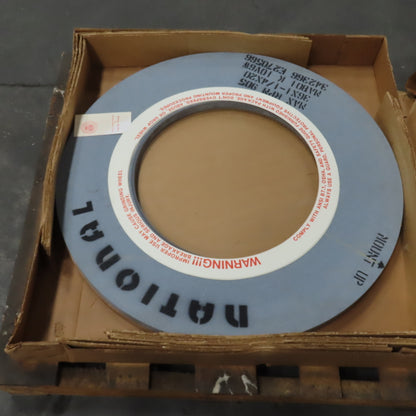 National MA801-K-10V6W 36" x 1-1/4" Centerless Grinding Wheel 20" Arbor 905RPM
