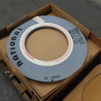 National MA801-K-10V6W 36" x 1-1/4" Centerless Grinding Wheel 20" Arbor 905RPM