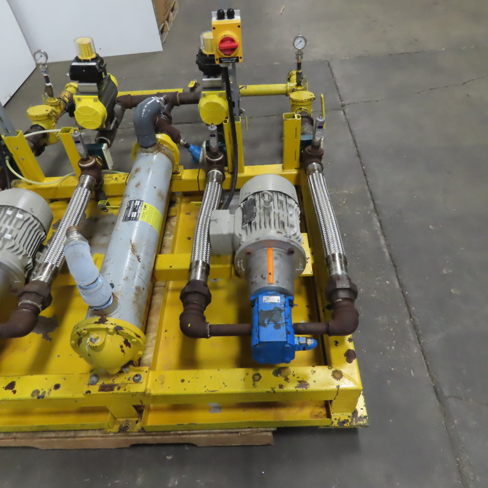2Hp Alternating Stand By Liquid Transfer Pump Dispensing System 480V 3Ph