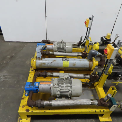 2Hp Alternating Stand By Liquid Transfer Pump Dispensing System 480V 3Ph