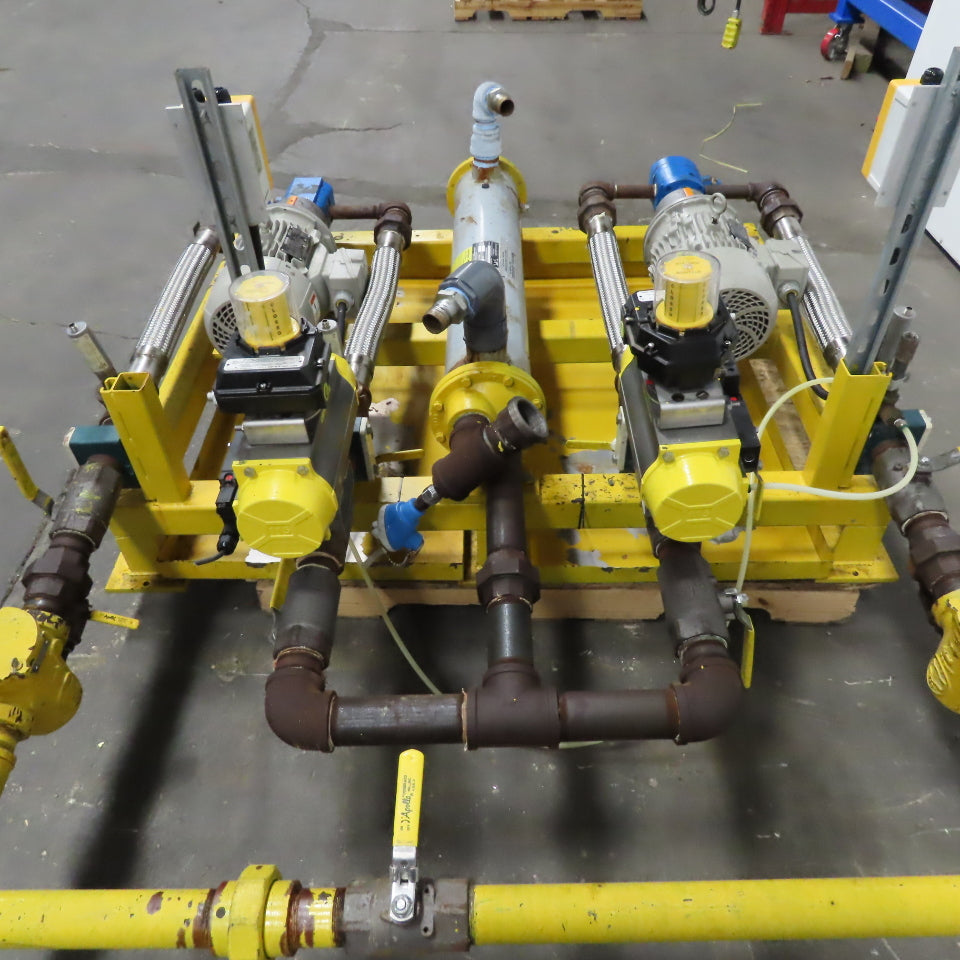 2Hp Alternating Stand By Liquid Transfer Pump Dispensing System 480V 3Ph
