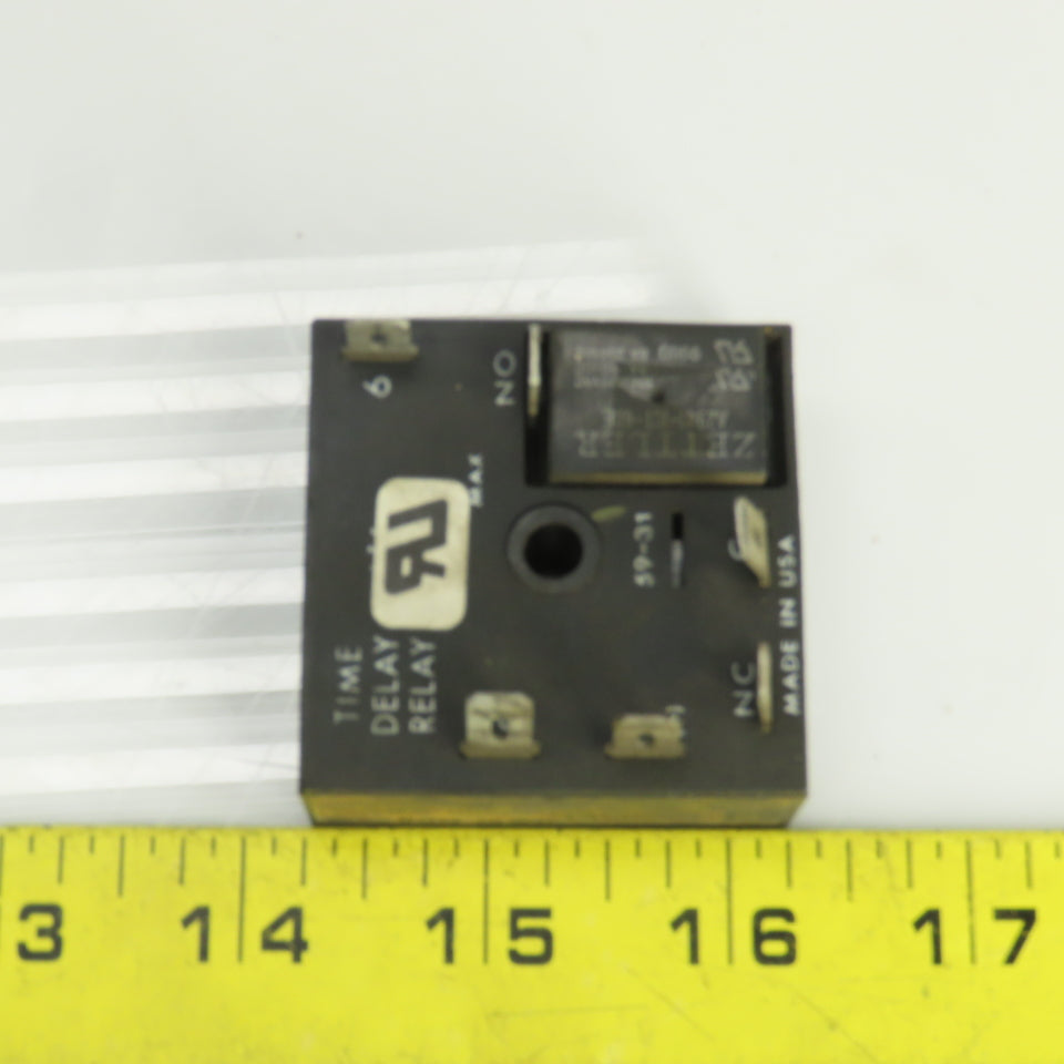 Littlefuse KRDB1120M Time Delay Relay 12VDC 125VAC 20 Min Fixed