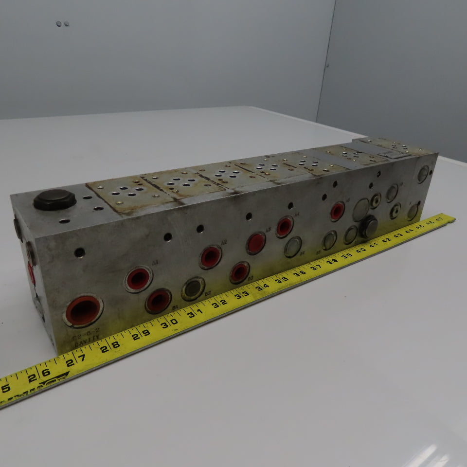 Vickers MCD-3059-12 DG4V Series 7 Valve Manifold Block