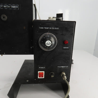 Glue Machinery G07A03-002 Benchtop Hot Melt Machine 120VAC 0-300°C W/Foot Switch