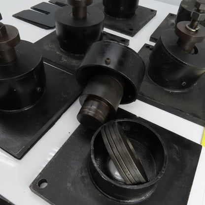 Adjustable Anti-Vibration Machine Leveling Feet 11-7/8"x11-7/8"x10"H Lot Of 6