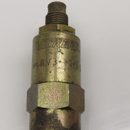 Vickers RV3-10-S-0-36/20 Hydraulic Pressure Reducing Poppet Cartridge Valve
