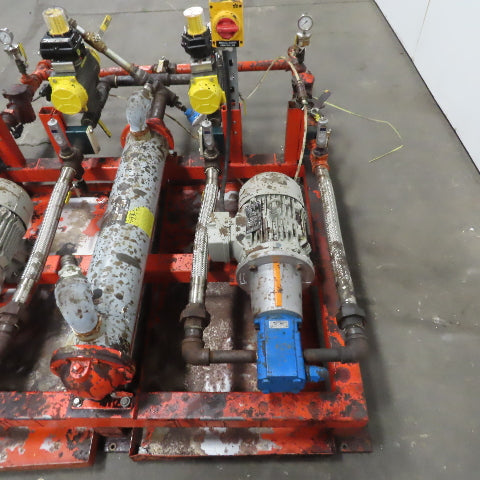 2Hp Alternating Stand By Liquid Transfer Pump Dispensing System 480V 3Ph
