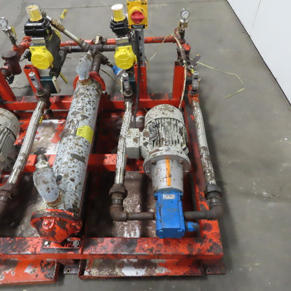 2Hp Alternating Stand By Liquid Transfer Pump Dispensing System 480V 3Ph