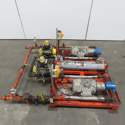 2Hp Alternating Stand By Liquid Transfer Pump Dispensing System 480V 3Ph