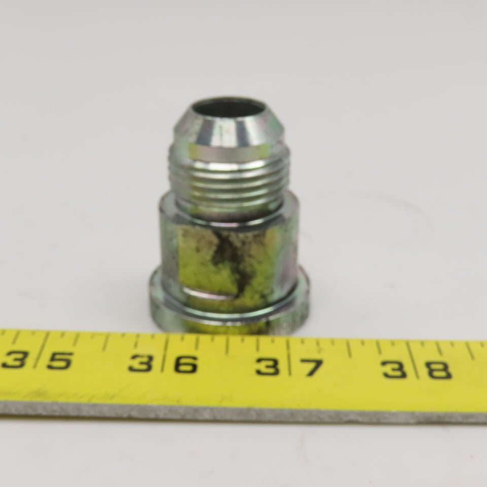 Eaton 1-1/2" SAE J518 Straight Flange x 3/4" Male JIC Flare Hydraulic Adaptor