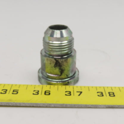 Eaton 1-1/2" SAE J518 Straight Flange x 3/4" Male JIC Flare Hydraulic Adaptor