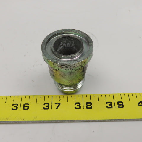 Eaton 1-1/2" SAE J518 Straight Flange x 3/4" Male JIC Flare Hydraulic Adaptor