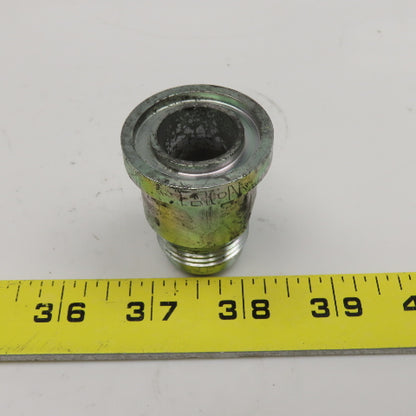 Eaton 1-1/2" SAE J518 Straight Flange x 3/4" Male JIC Flare Hydraulic Adaptor