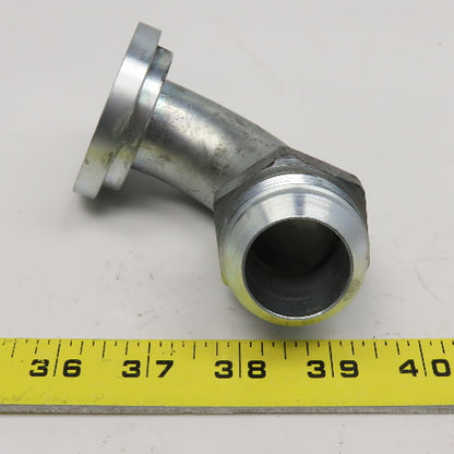 2-3/8" SAE 61 Flange x 1-1/4" Male JIC Flare Elbow 90° Hydraulic Adaptor