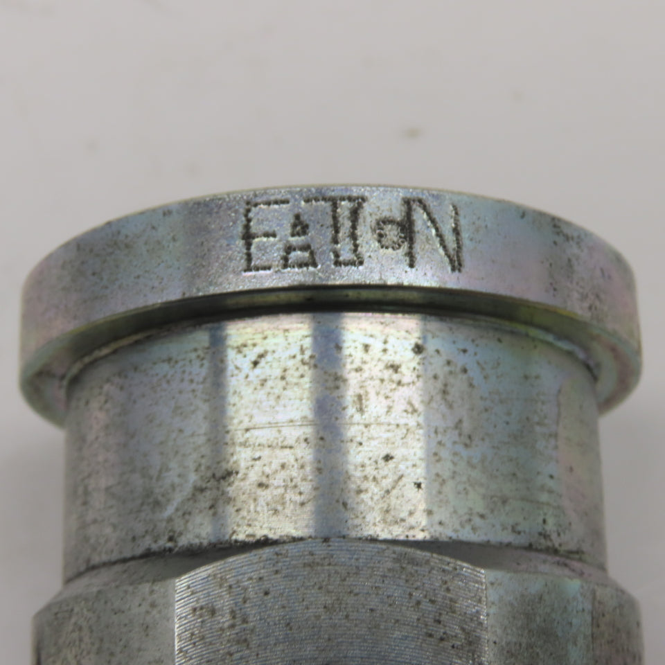Eaton 2" SAE 61 Flange x 1-1/4" Male JIC Flare Straight Hydraulic Adaptor