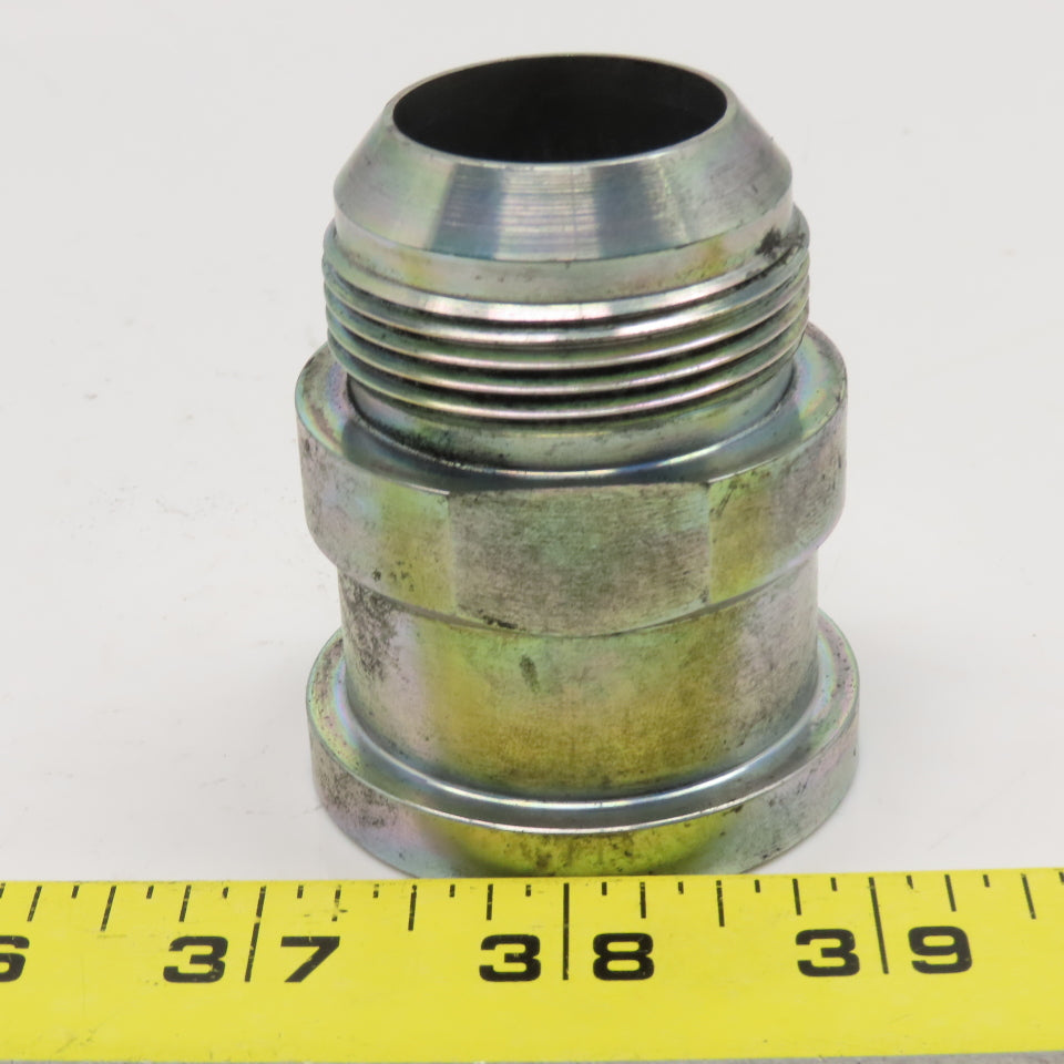 Eaton 2" SAE 61 Flange x 1-1/4" Male JIC Flare Straight Hydraulic Adaptor