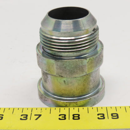 Eaton 2" SAE 61 Flange x 1-1/4" Male JIC Flare Straight Hydraulic Adaptor