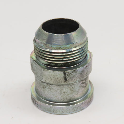 Eaton 2" SAE 61 Flange x 1-1/4" Male JIC Flare Straight Hydraulic Adaptor