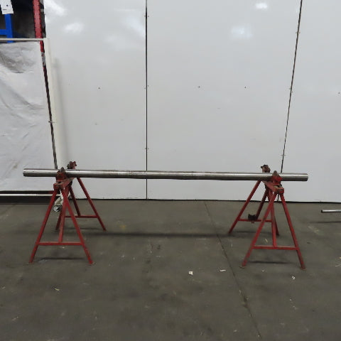 Stainless Steel 3" OD Solid Bar Stock 101" OAL Gold Paint