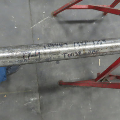 1-1/2" OD Carbon Steel Solid Bar Stock 160" OAL Red Paint